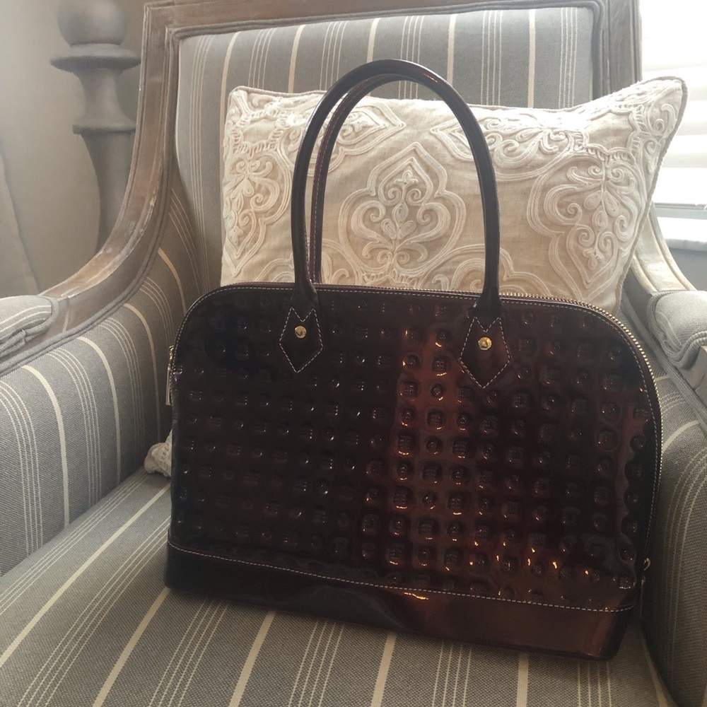 Gorgeous Arcadia Burgundy Leather Satchel (NWOT)